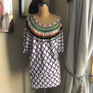Trina Turk Large Swim Cover Up Dress